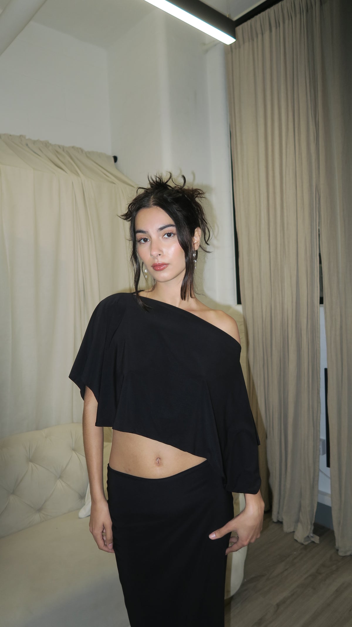 Sweetest Taboo Poncho - Noir image 13