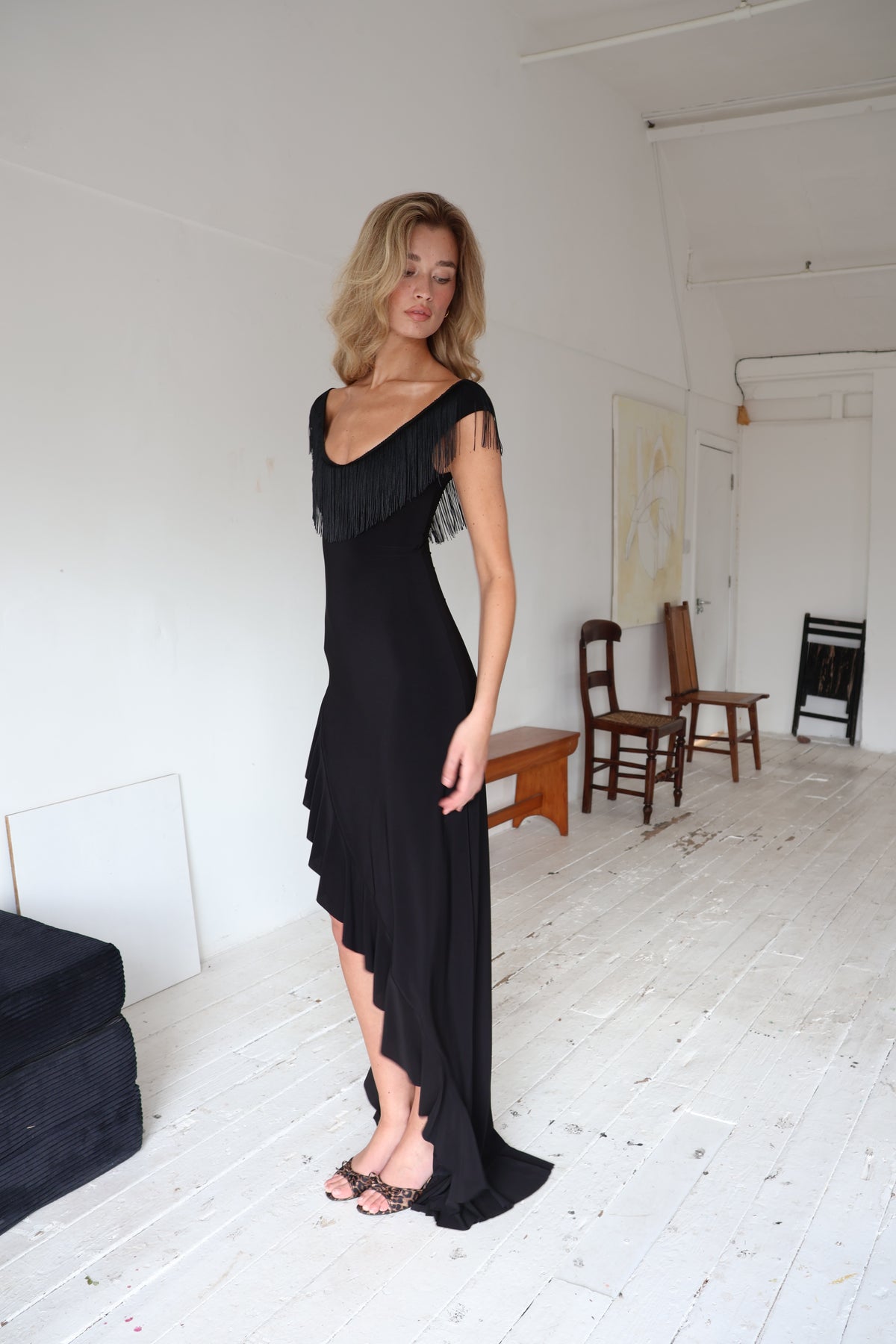 Sombra Maxi Dress - Noir