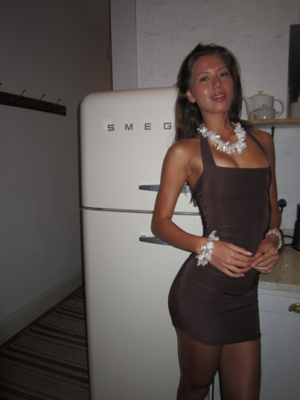 Mini Martini Dress - Espresso image 11