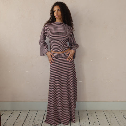 Musa Maxi Skirt - Blush image 0