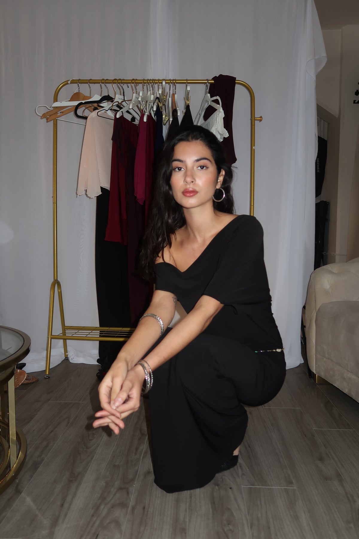 Sade Maxi Dress - Noir image 9