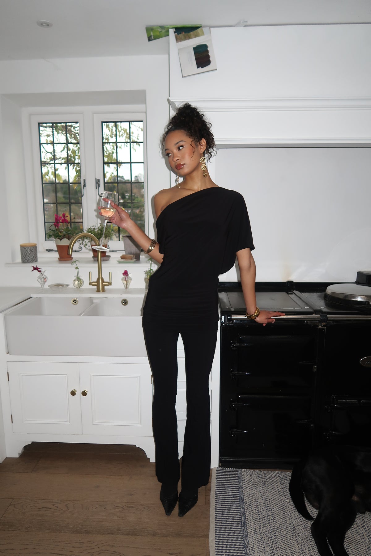 Sade Mini Dress - Noir image 8