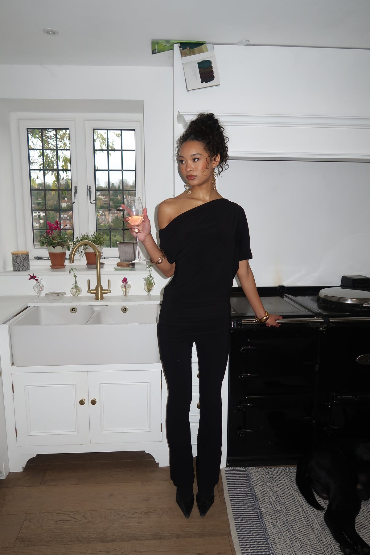 Sade Mini Dress - Noir image 5