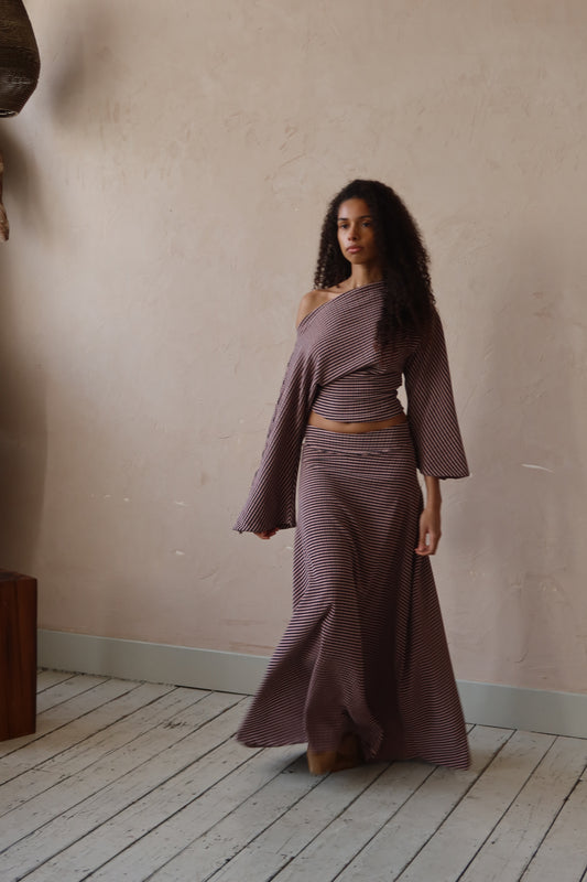 Musa Maxi Skirt - Blush image 3