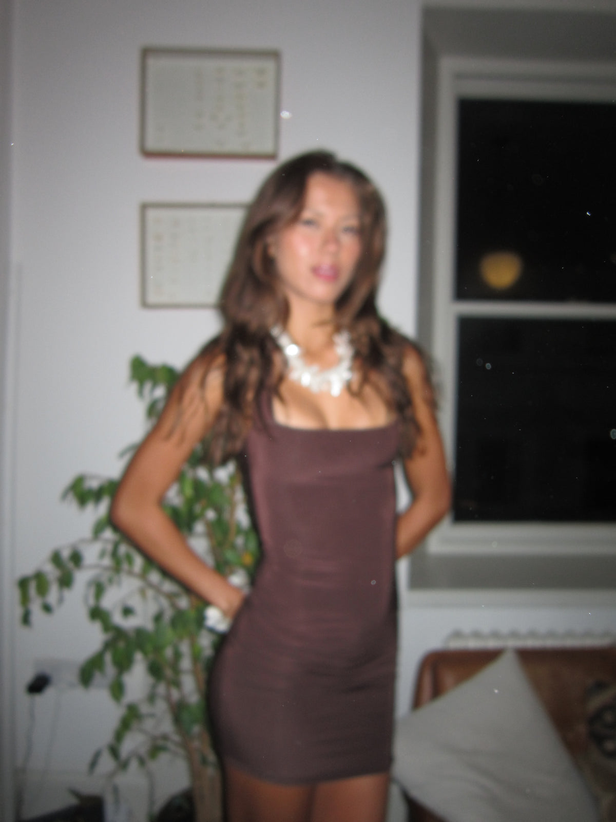 Mini Martini Dress - Espresso image 7
