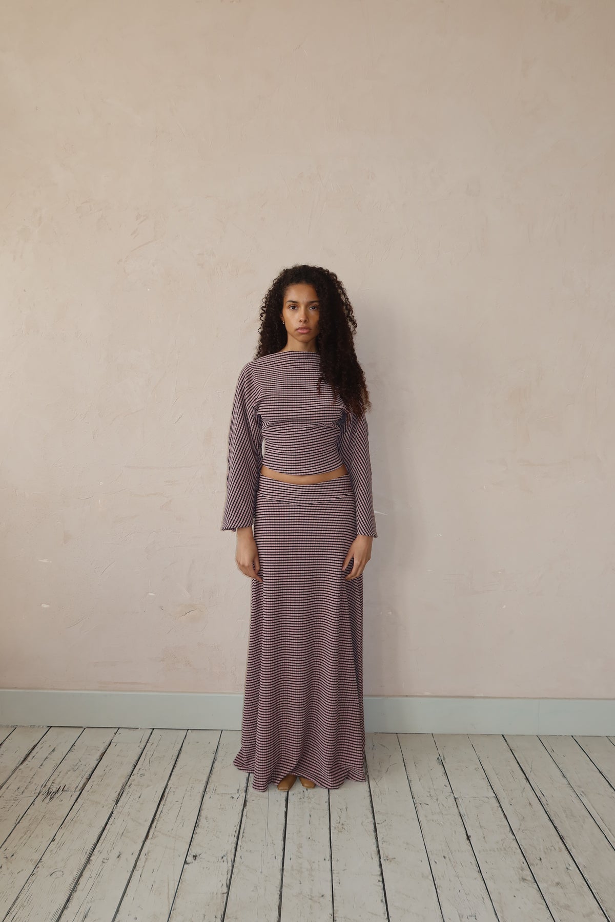 Musa Maxi Skirt - Blush image 10
