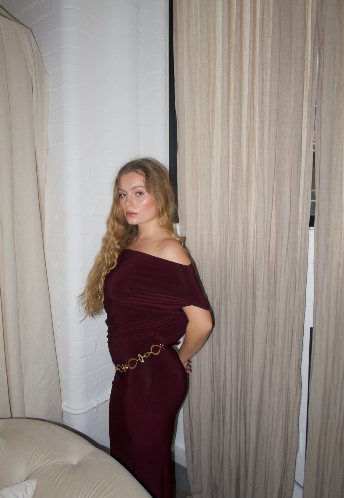 Sade Maxi Dress - Plum image 3