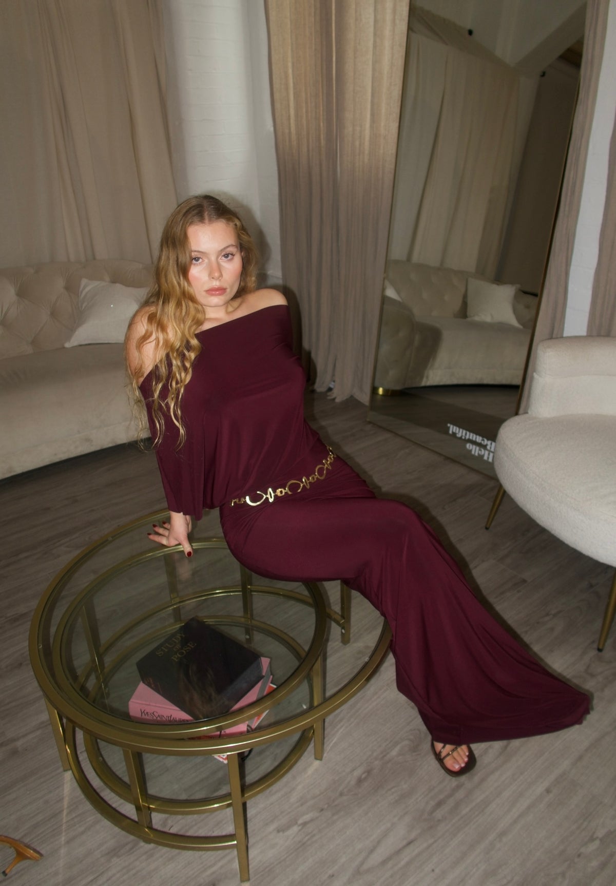 Sade Maxi Dress - Plum image 5