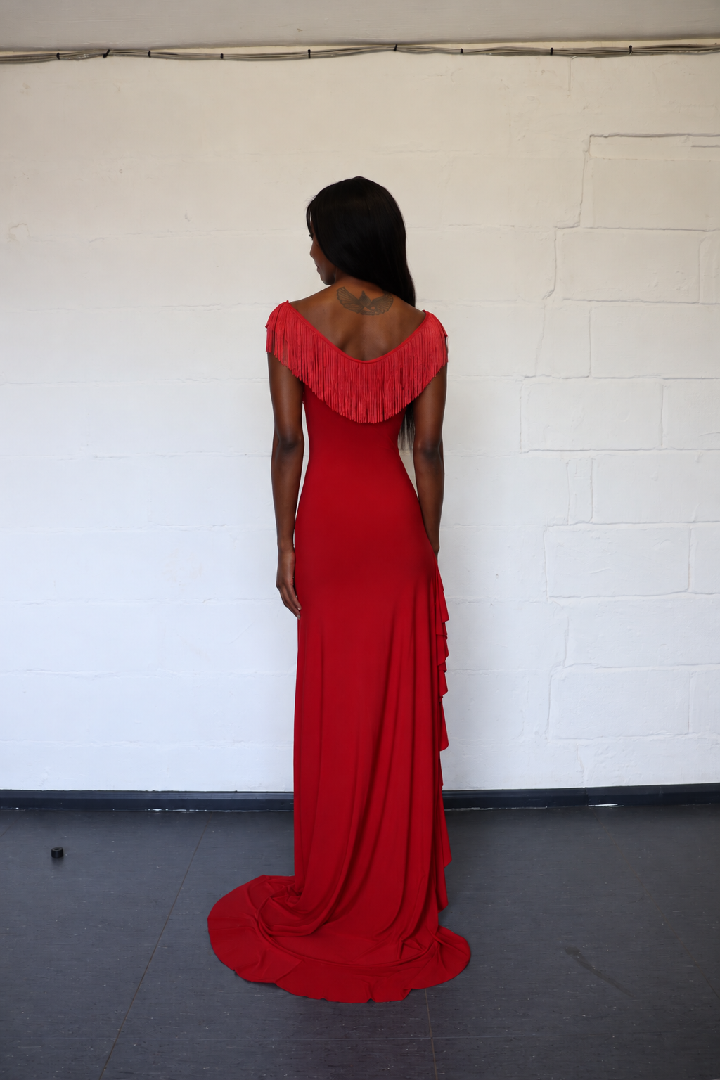 Sombra Maxi Dress - Crimson Kiss
