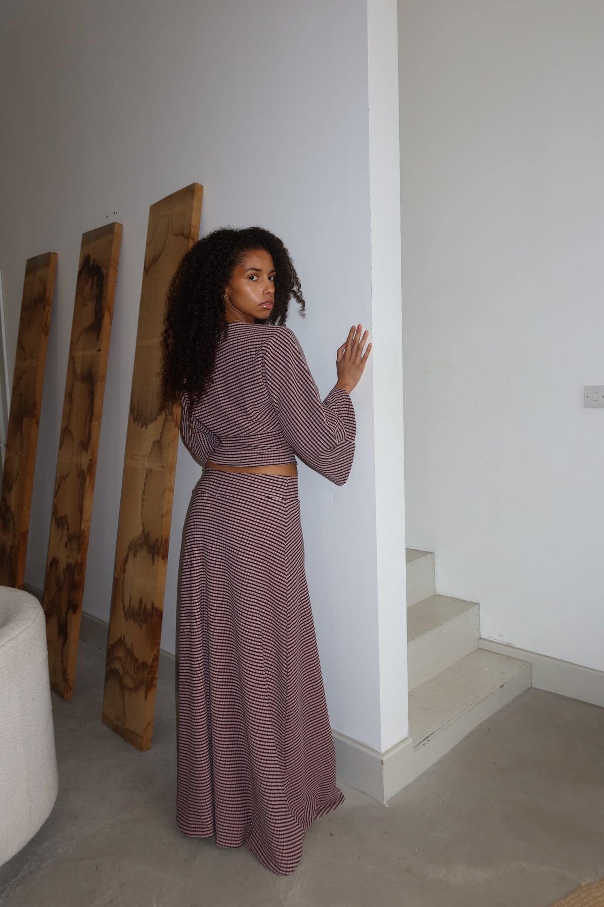 Musa Maxi Skirt - Blush image 11