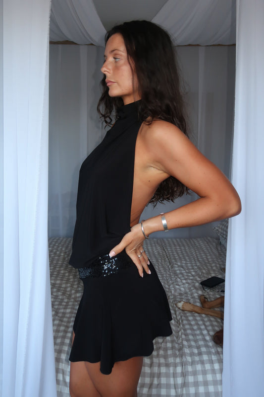 Kassandra Mini Dress - Noir image 4