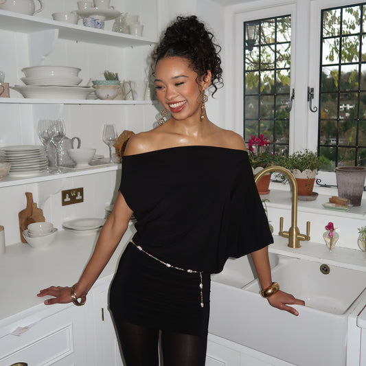 Sade Mini Dress - Noir image 0