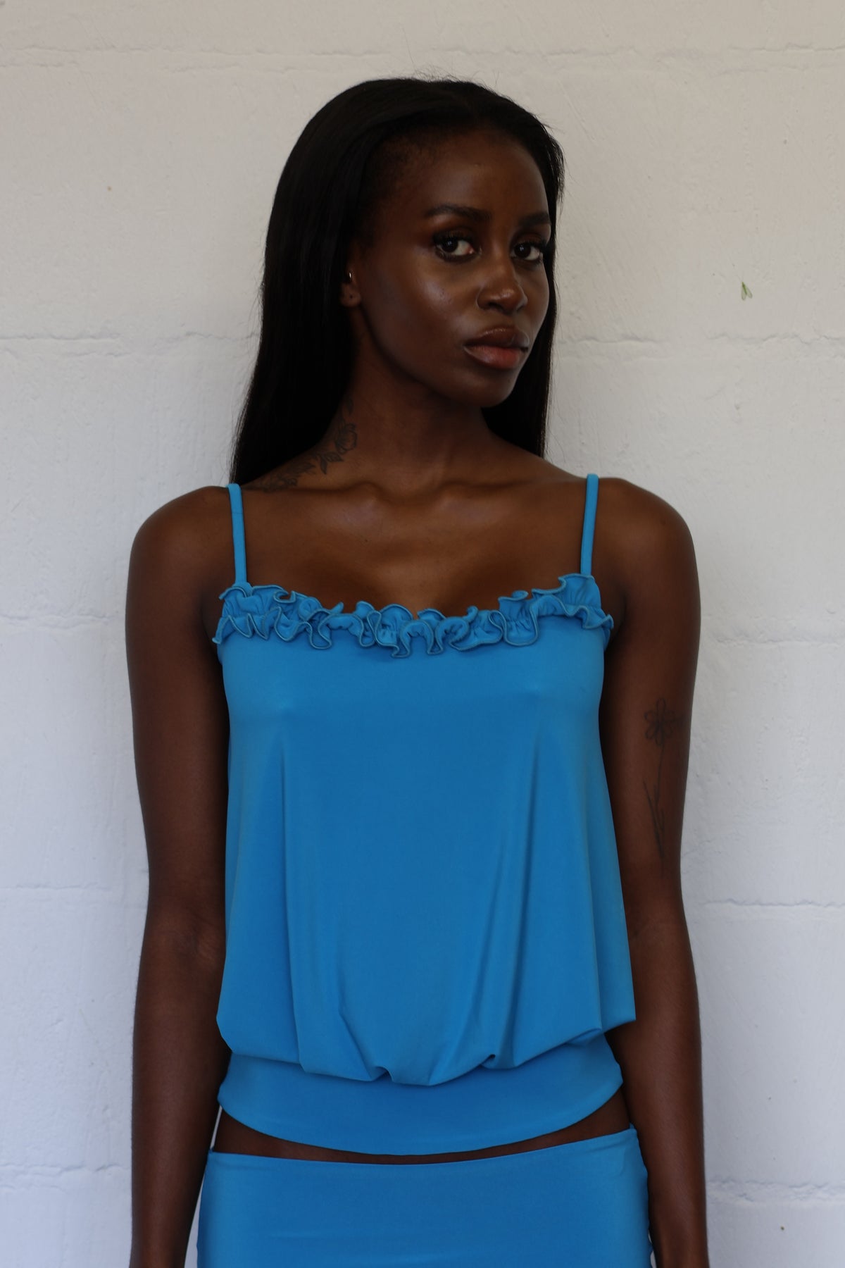 Carmela Top - Aqua