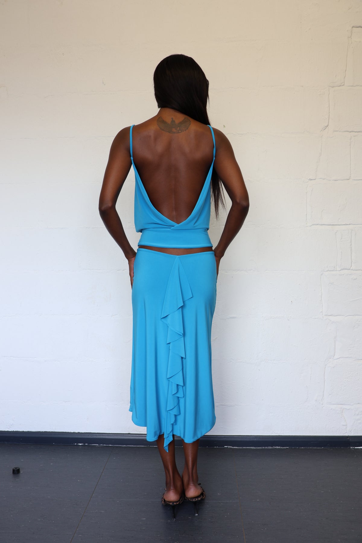 Carmela Top - Aqua