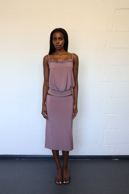 Carmela Top - Mocha