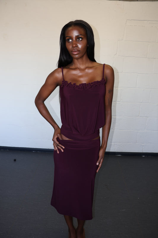 Carmela Top - Plum