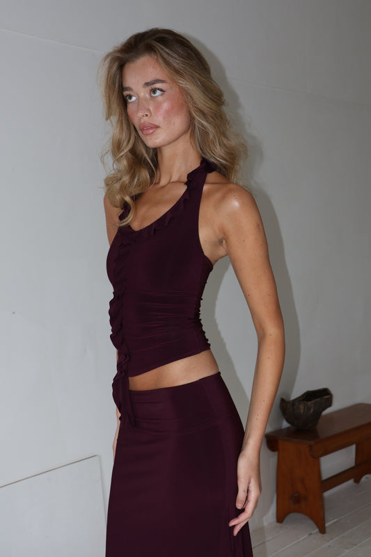Valentina Top - Plum