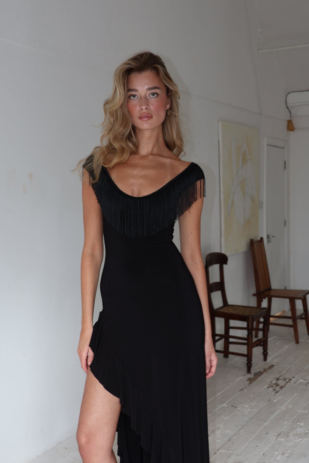 Sombra Maxi Dress - Noir
