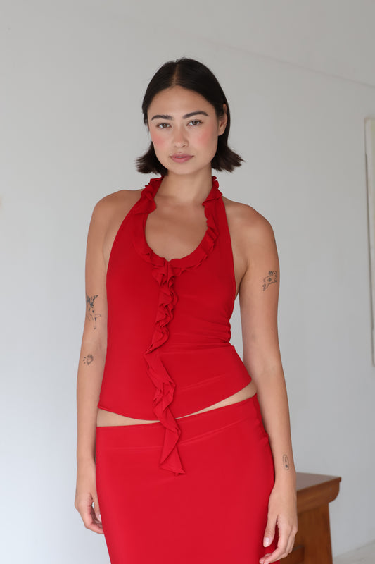 Valentina Top - Crimson Kiss
