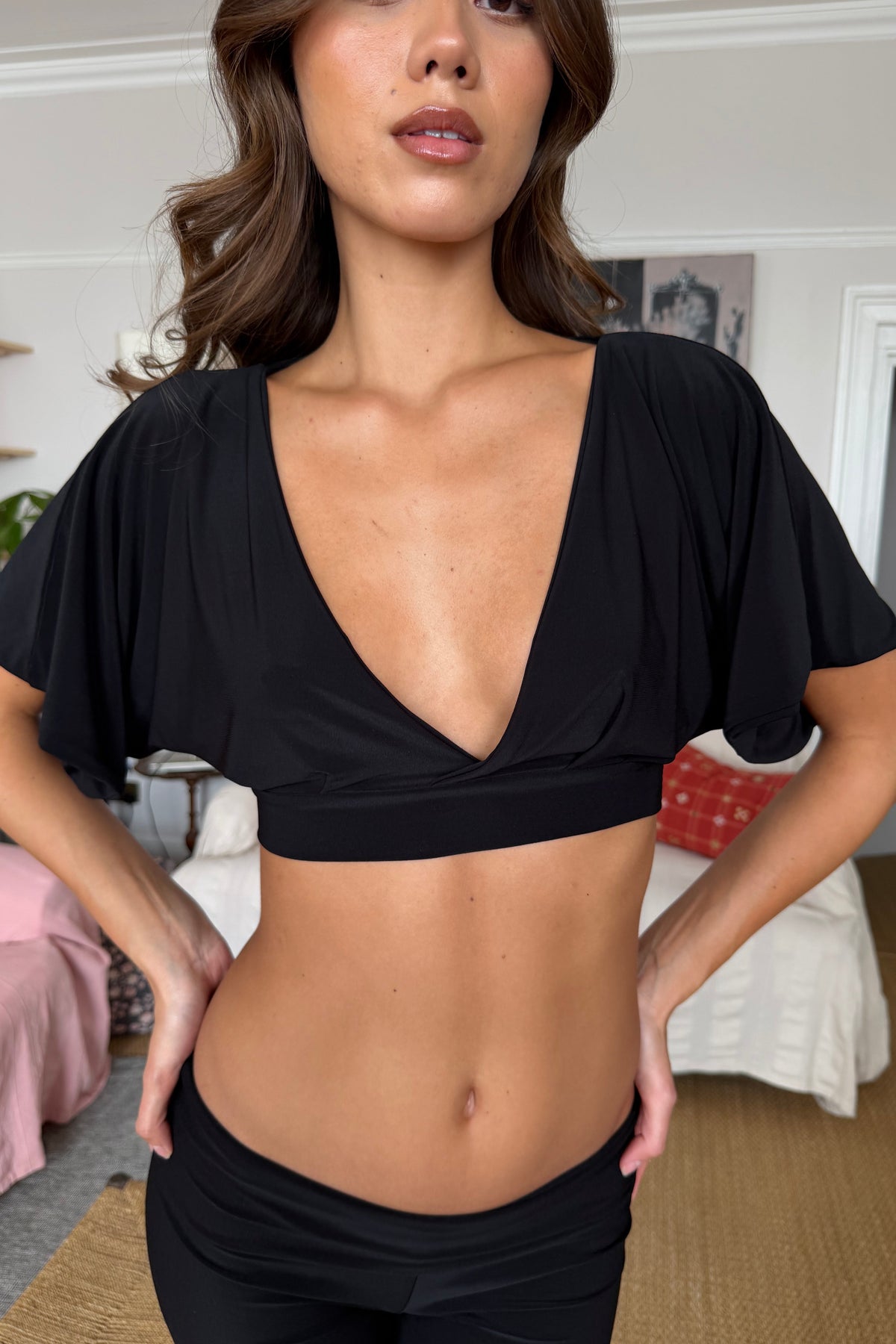 Riva Crop Top - Noir image 1