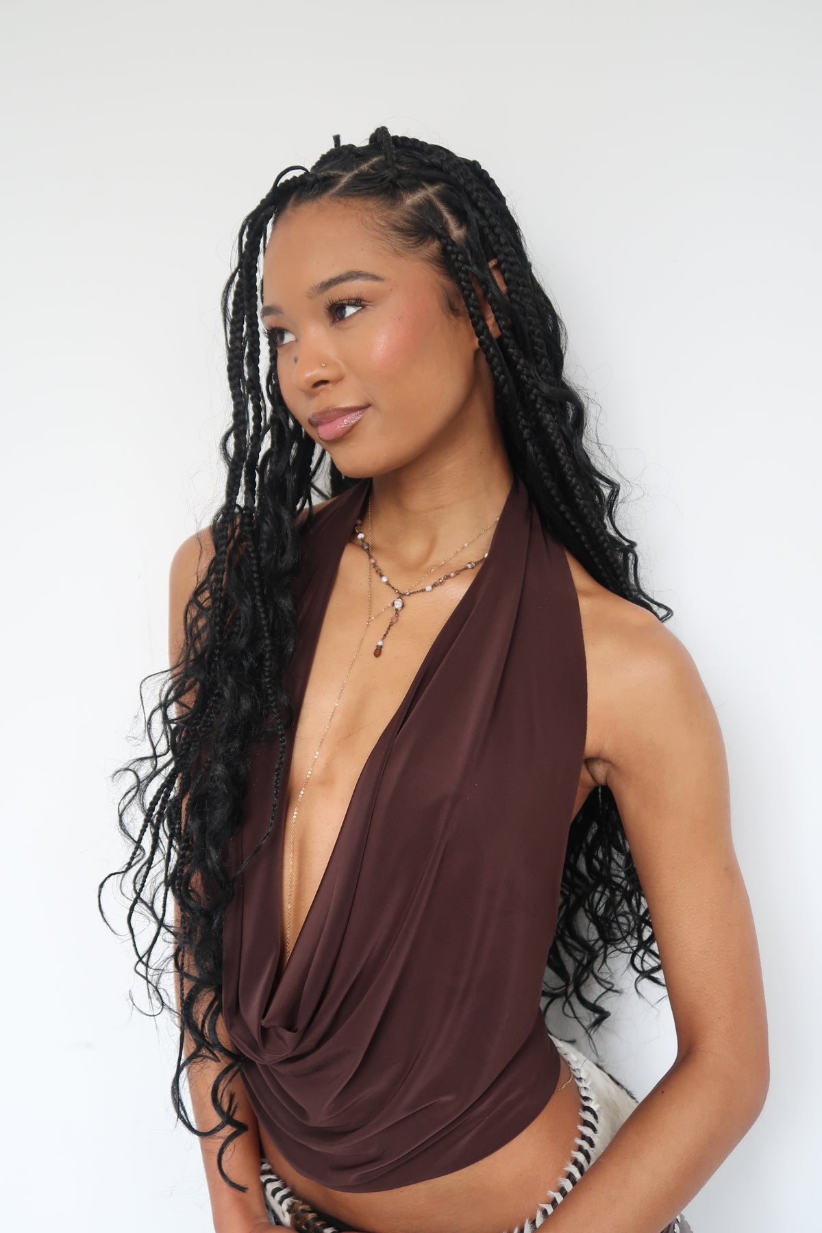 Barely Yours Top - Espresso image 4