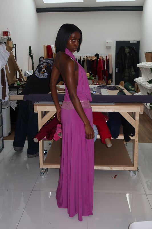 Kassandra Maxi Dress - Magenta image 8