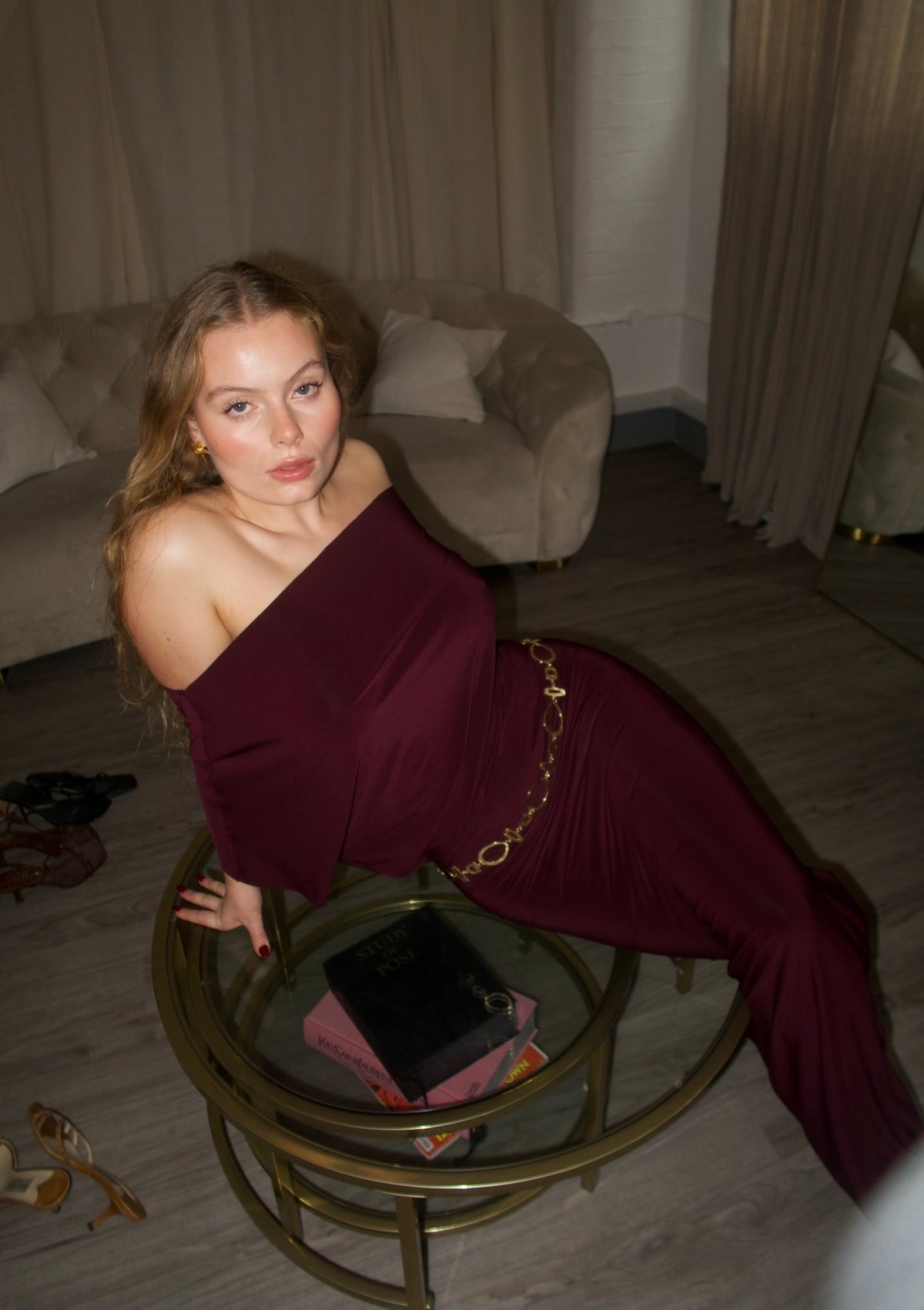 Sade Maxi Dress - Plum image 4