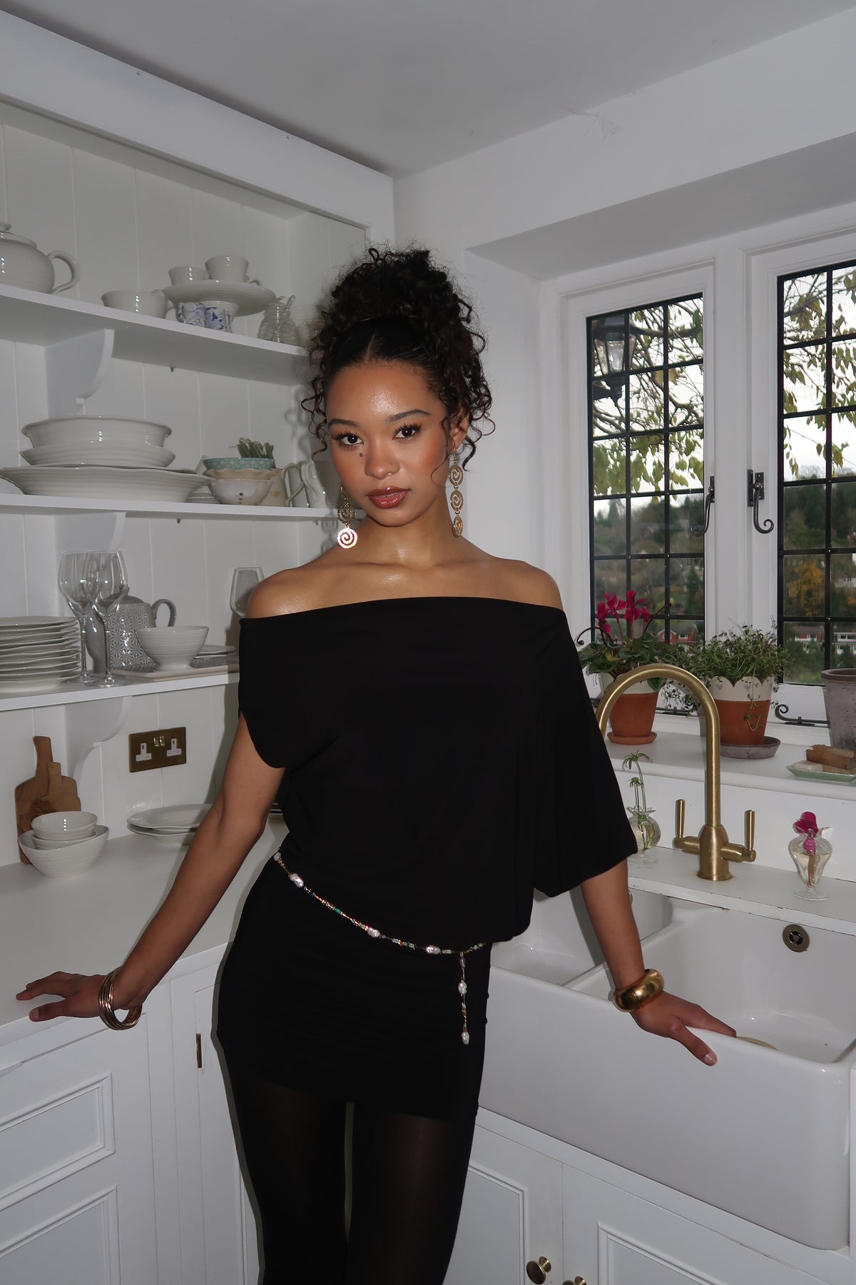 Sade Mini Dress - Noir image 4