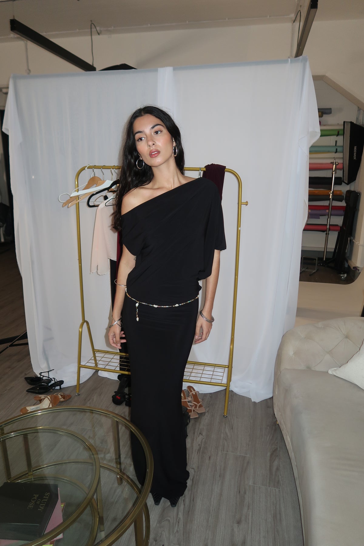 Sade Maxi Dress - Noir image 7