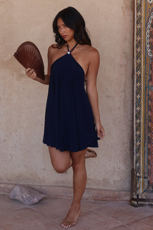 Olivia Mini Dress - Midnight Navy image 0