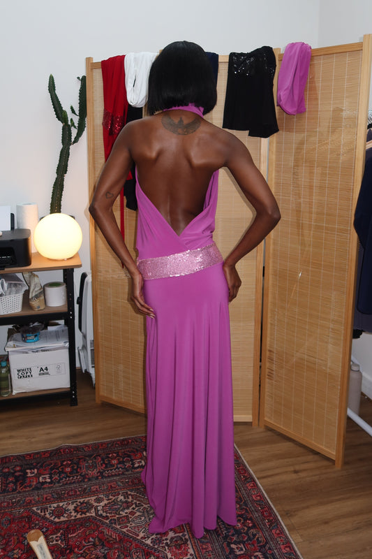 Kassandra Maxi Dress - Magenta image 9