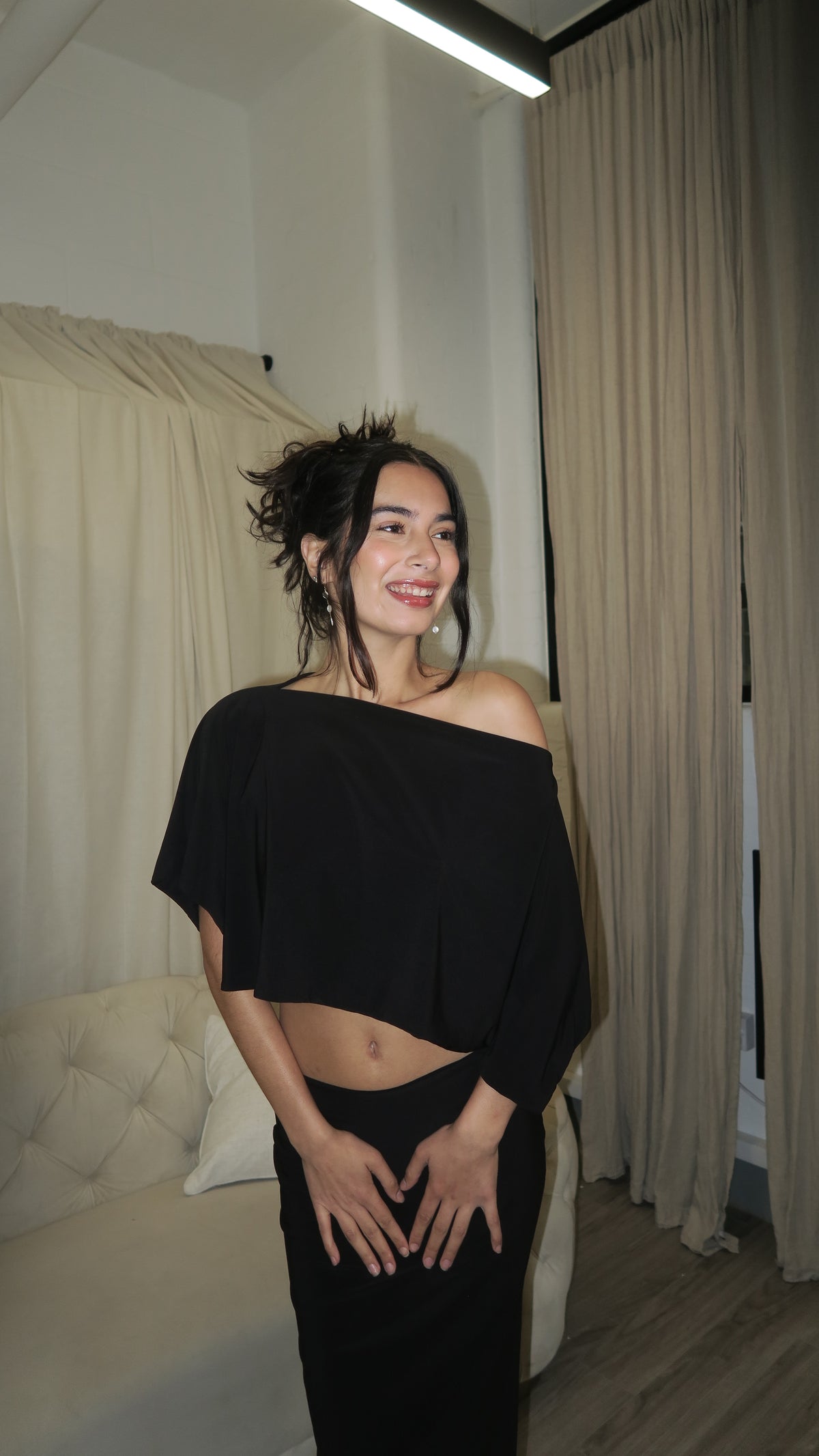 Sweetest Taboo Poncho - Noir image 12