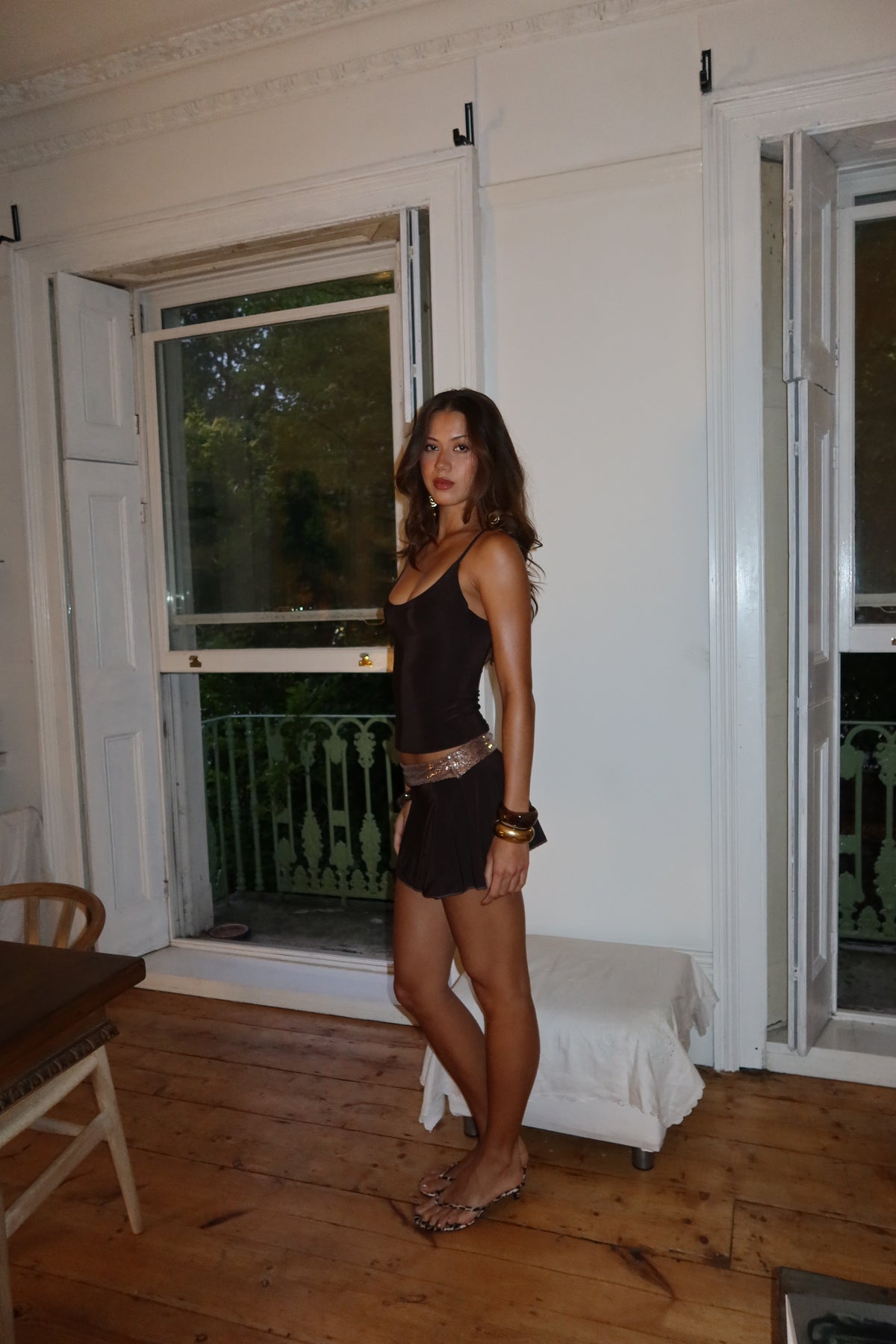 Short n' Sweet Mini Skirt - Espresso image 2