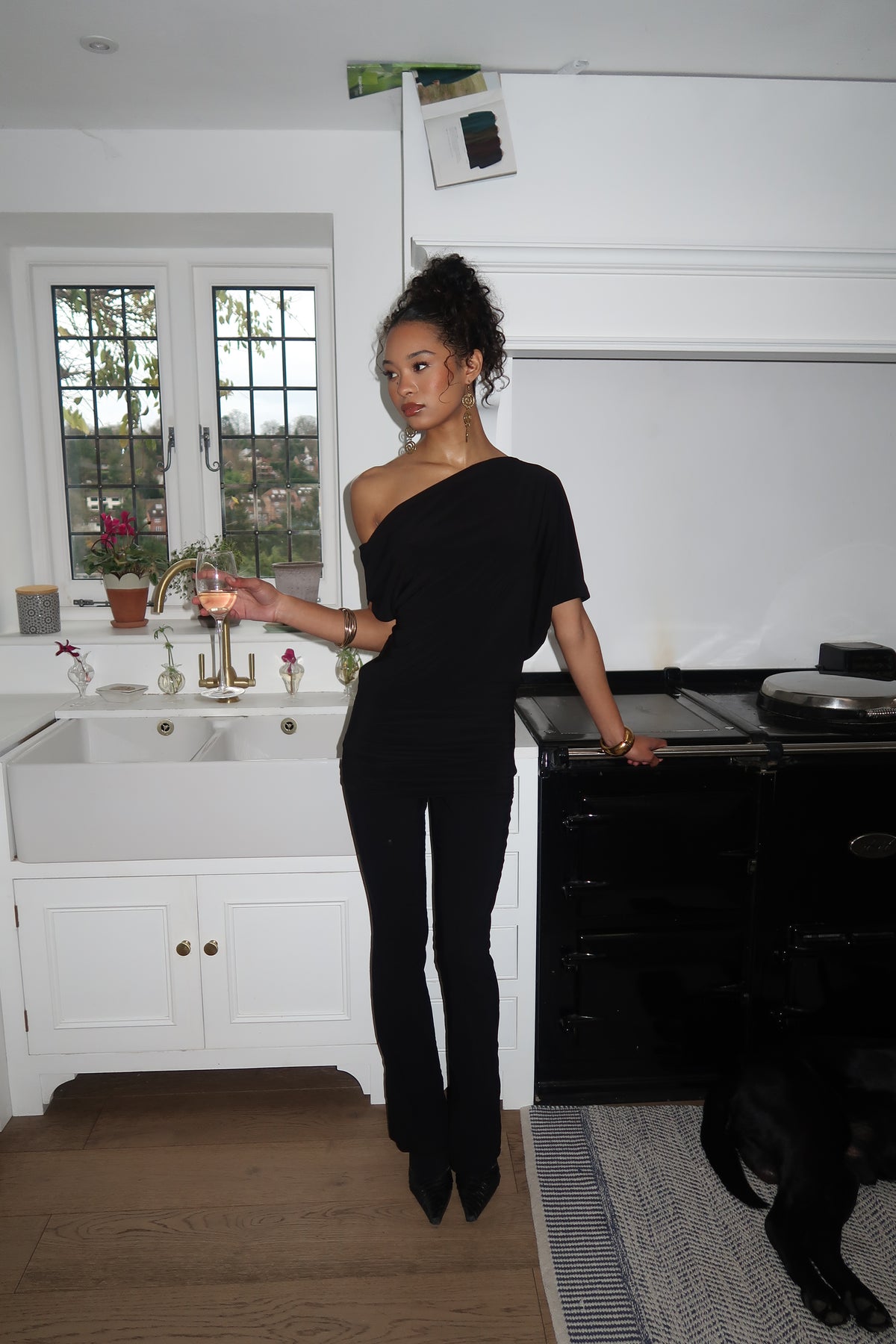 Sade Mini Dress - Noir image 3